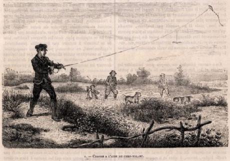 Exposition Histoire cerfs-volants Chasse