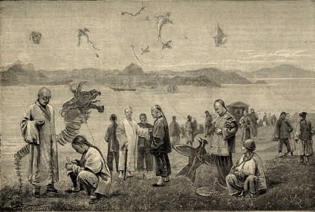 Exposition Histoire cerfs-volants Chine