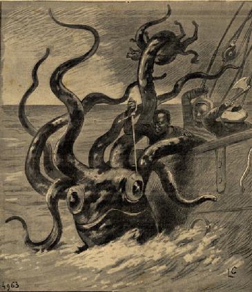 Exposition créatures fantastiques animaux monstre kraken Exposition créatures fantastiques animaux monstre kraken