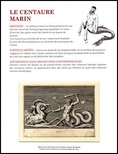 Exposition créatures fantastiques triton Exposition créatures fantastiques triton