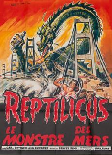Exposition animaux fantastiques créatures reptilicus affiche Exposition animaux fantastiques créatures reptilicus affiche